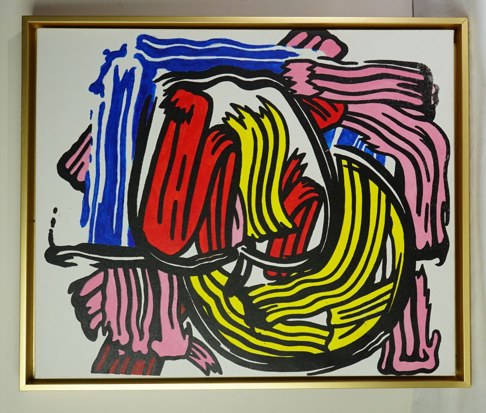 Apple and Grapefruit, After Roy Lichtenstein: Approximate size:21x26x2 in Shipping: We offer in-house shipping services for most small items. This means that we will take care of packing and shipping the items directly to you. For larger or