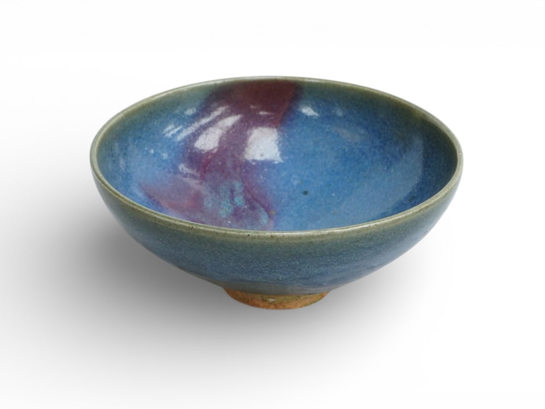 Chinese 'Jun' Purple-Splashed Bowl (1 of 7)