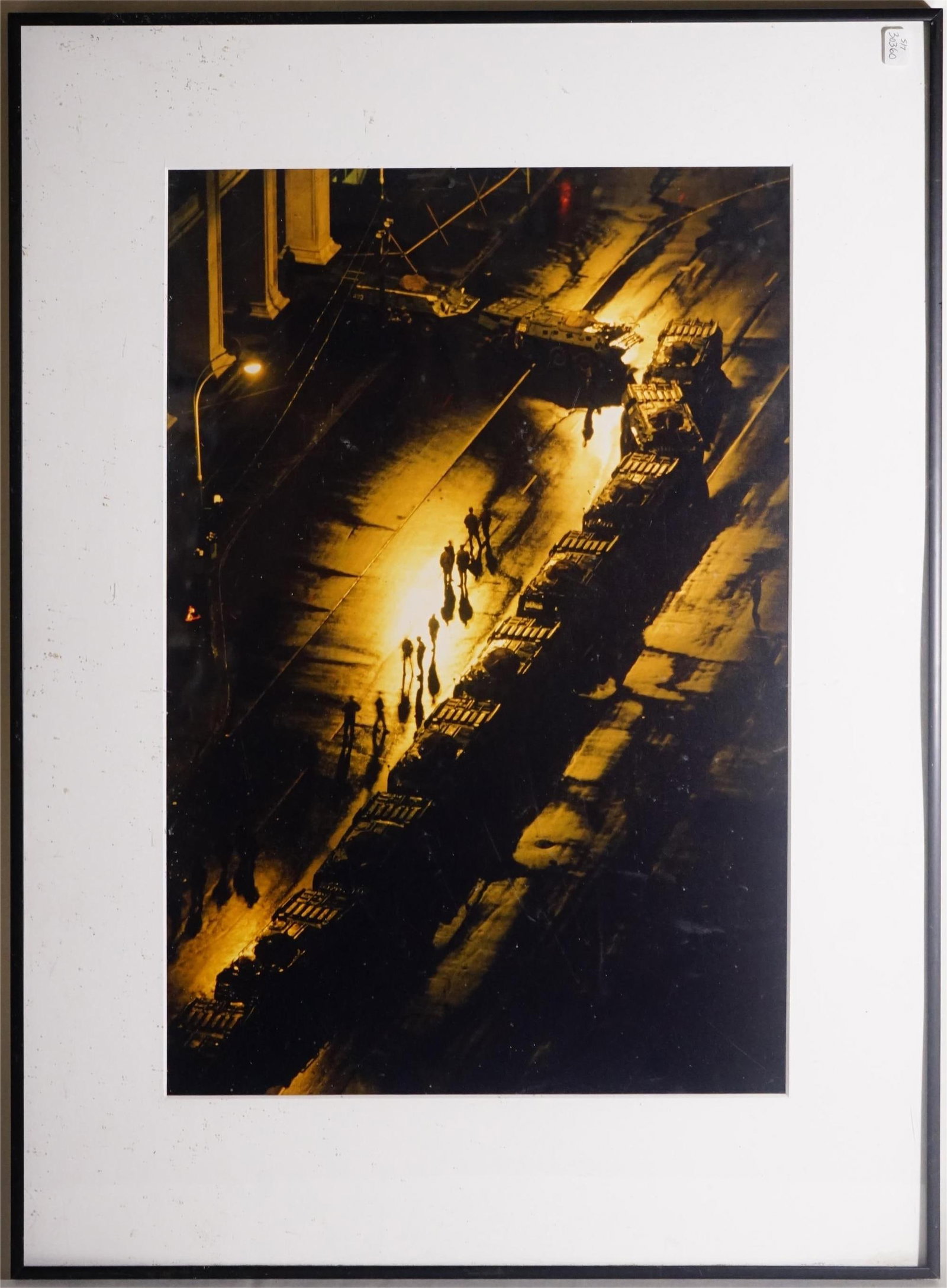Framed Urban Night Scene Photograph (1 of 4)