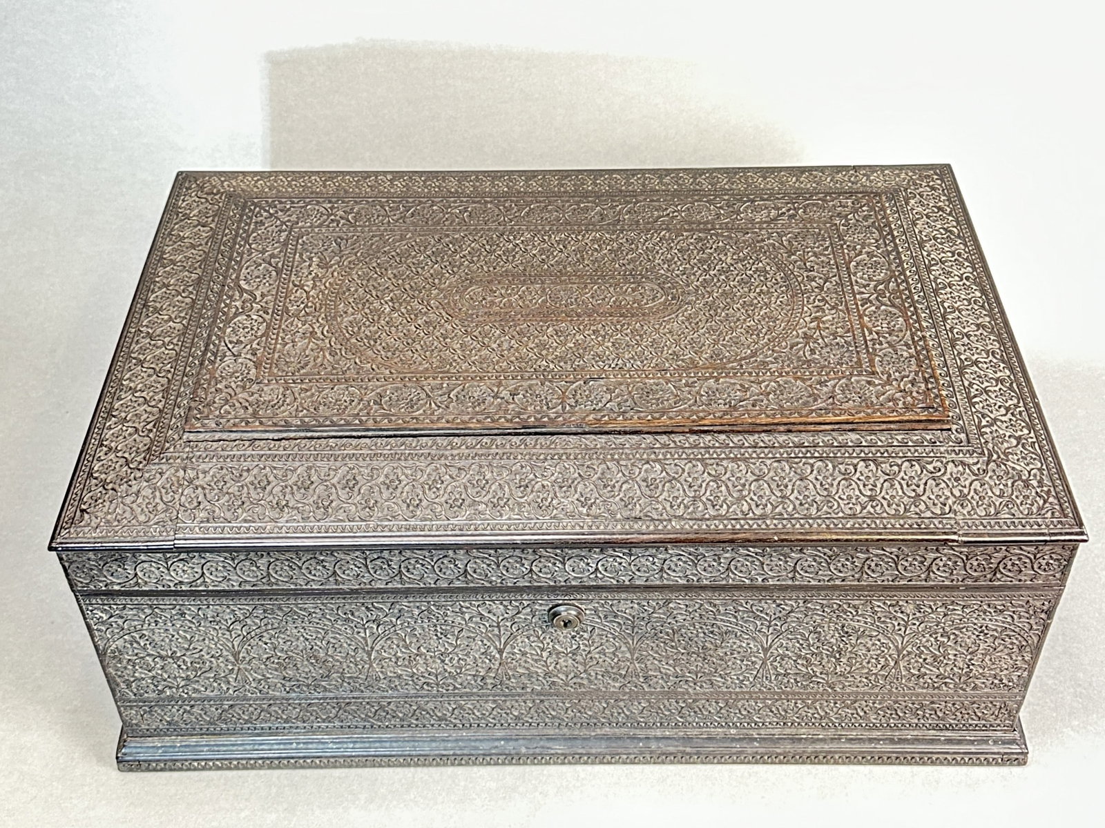Anglo Indian Rosewood Ducument Box,19th Century (1 of 12)