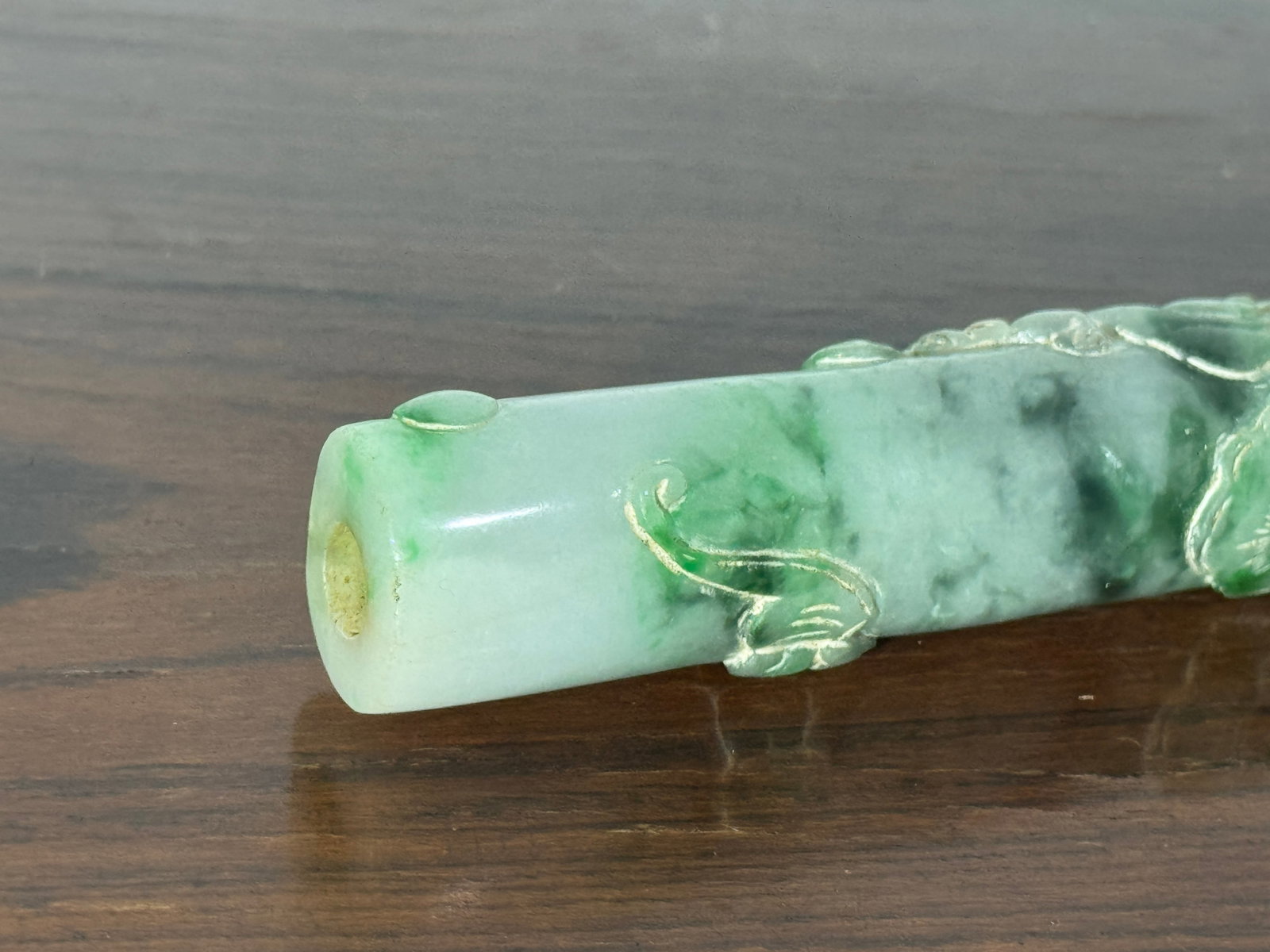 Chinese Jadiete Pipe - 2