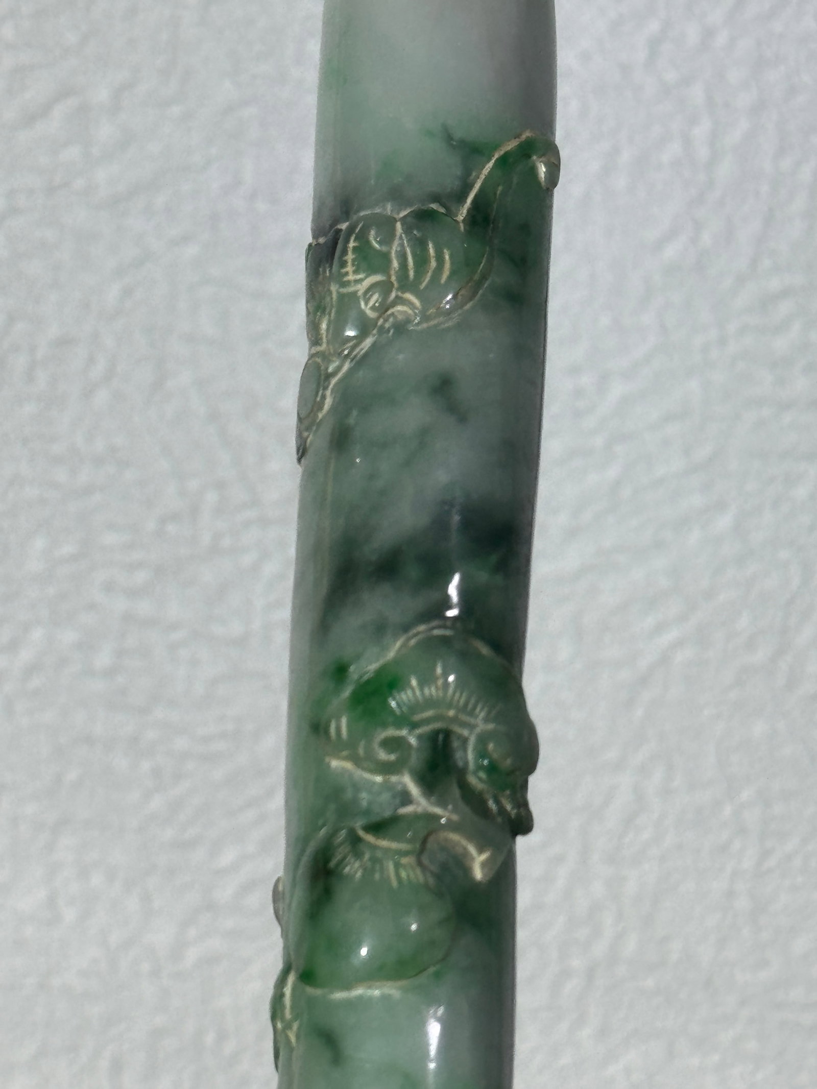 Chinese Jadiete Pipe - 6