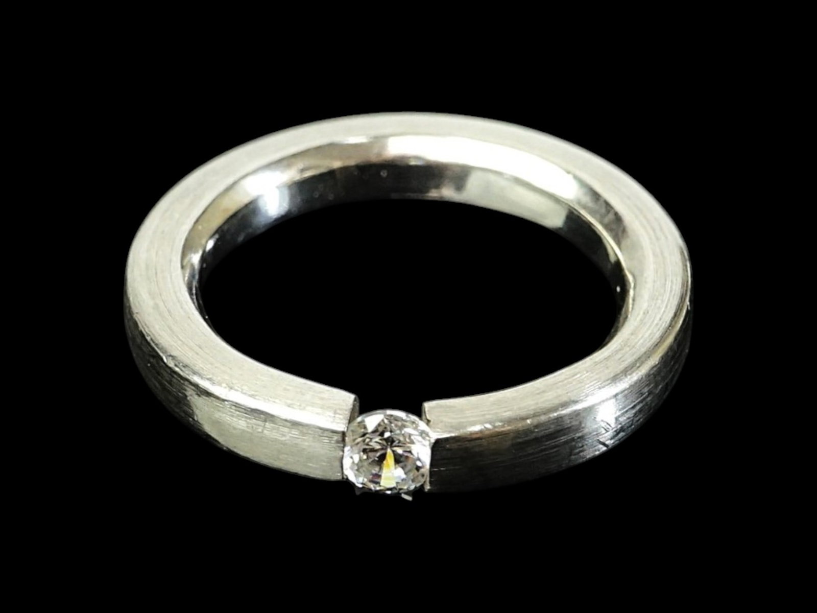 Chinese Sterling Silver And Diamond Ring (1 of 4)