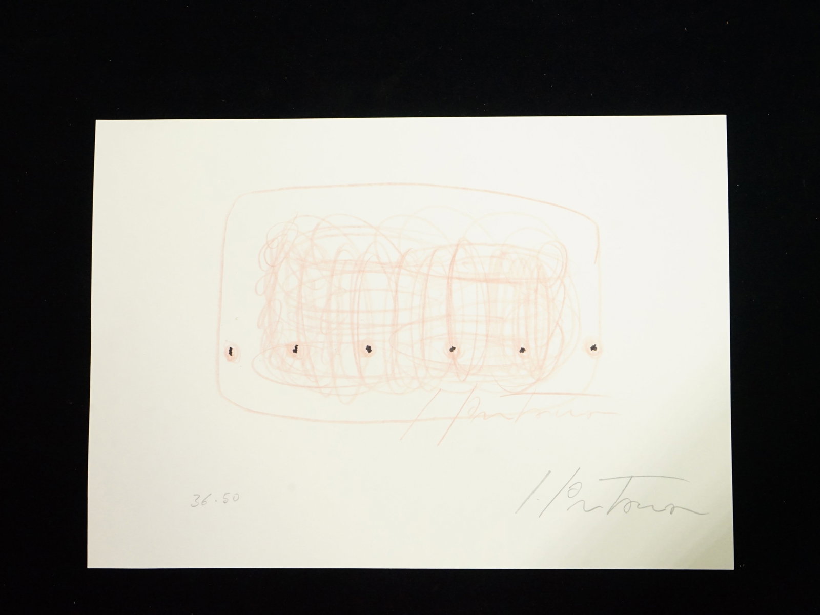 Lucio Fontana. Signed And Numbered Lithograph or Print: Approximate size: 8.25x11.75 in Shipping: We offer in-house shipping services for most small items. This means that we will take care of packing and shipping the items directly to you. For larger or