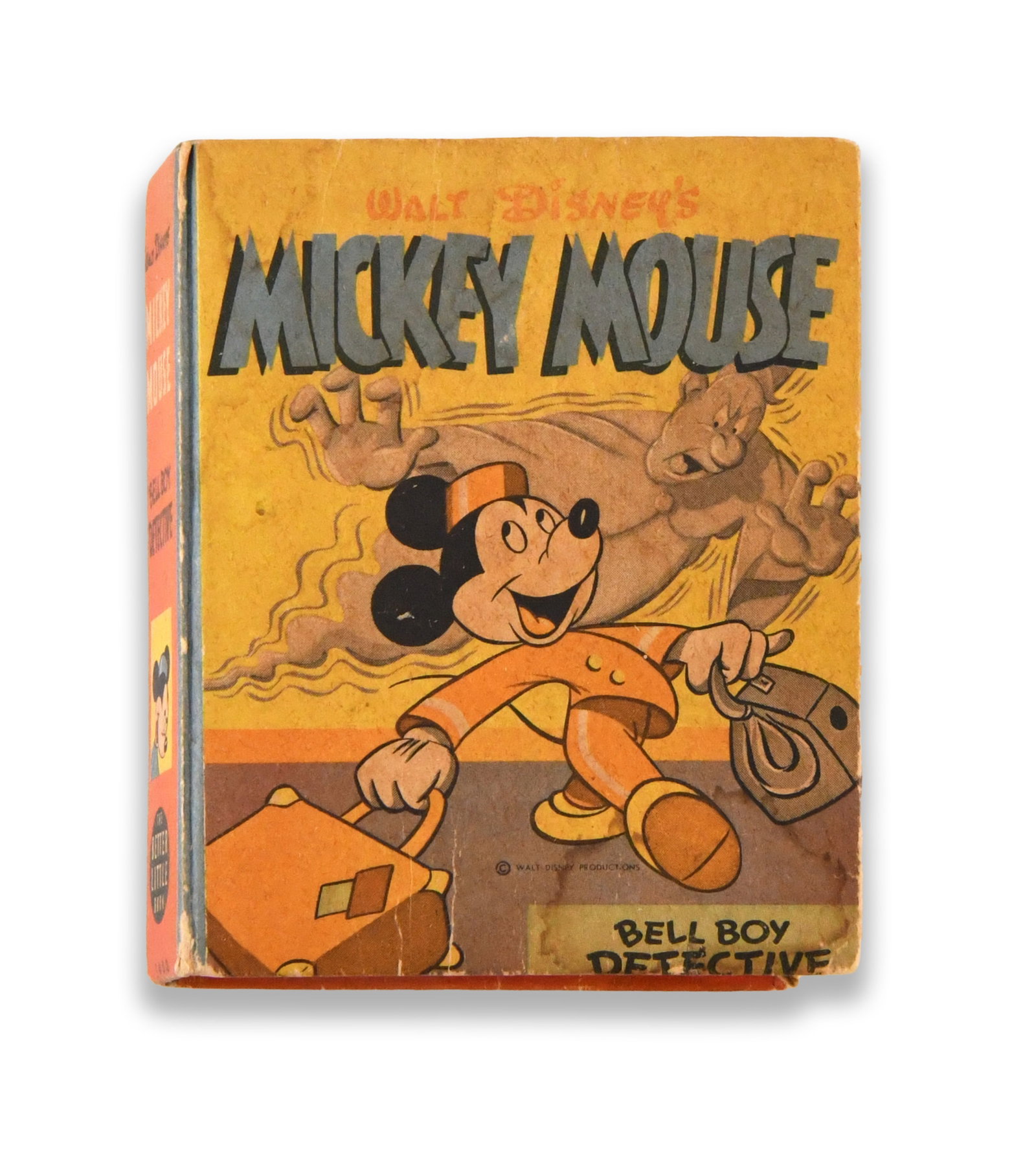 Walt Disney-Signed Mickey Mouse Bellboy Detective (1 of 4)