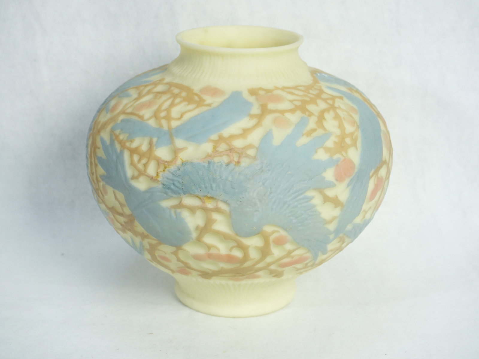 Phoenix Consolidated Uranium Custard Glass Vase: Approximate size:9x10x10 in Shipping: We offer in-house shipping services for most small items. This means that we will take care of packing and shipping the items directly to you. For larger or speci
