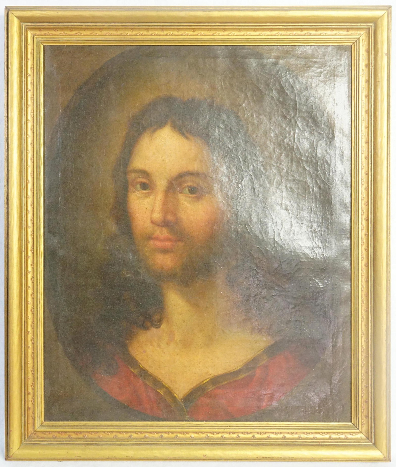 European School,Christ,Oil on Canvas,18th/19th Century: Approximate size: 21x24 in Shipping: We offer in-house shipping services for most small items. This means that we will take care of packing and shipping the items directly to you. For larger or