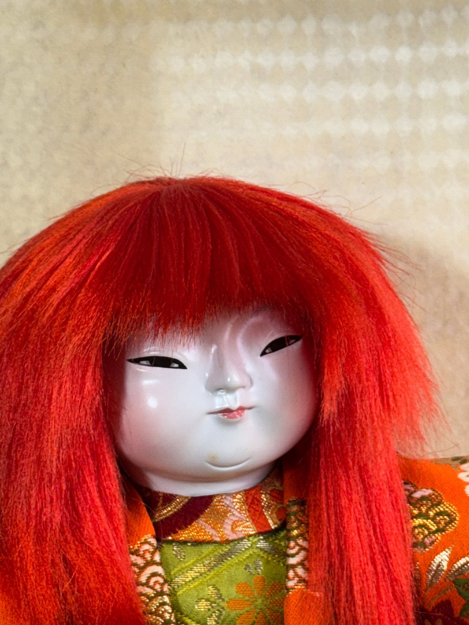 Japanese Doll in Display Case - 2