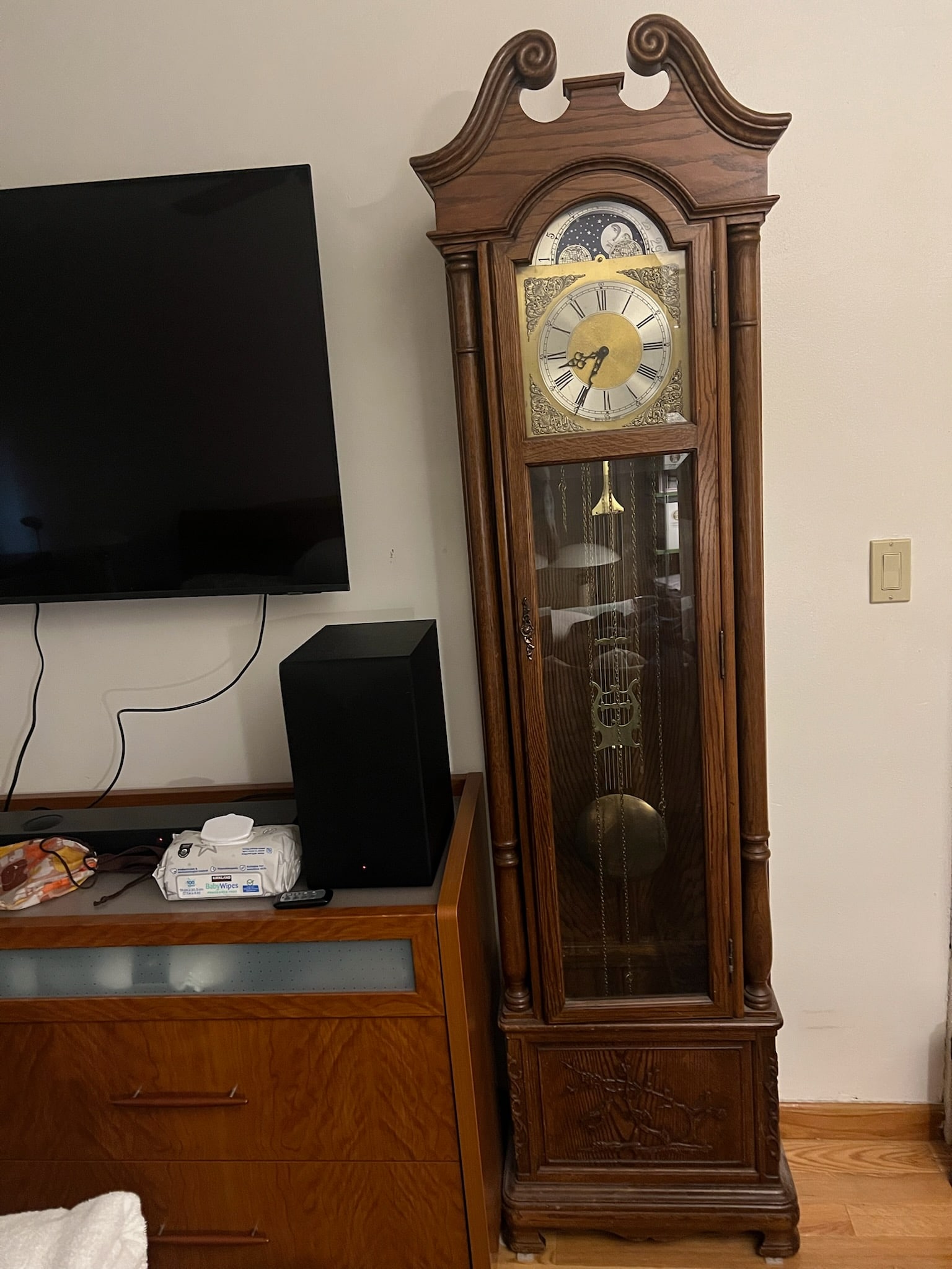 A Westminster Grandfather Clock - 2
