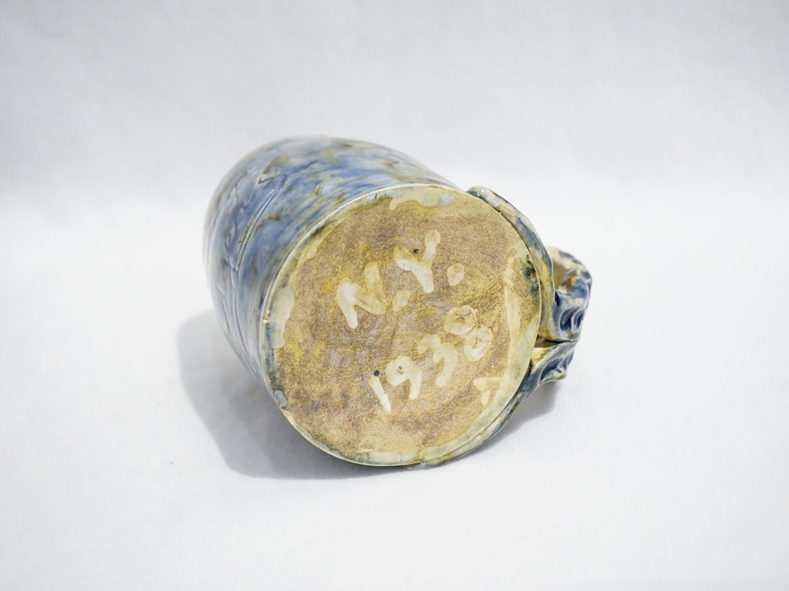Brooklyn Dodger Blue-Glazed Studio Pottery Mug - 5