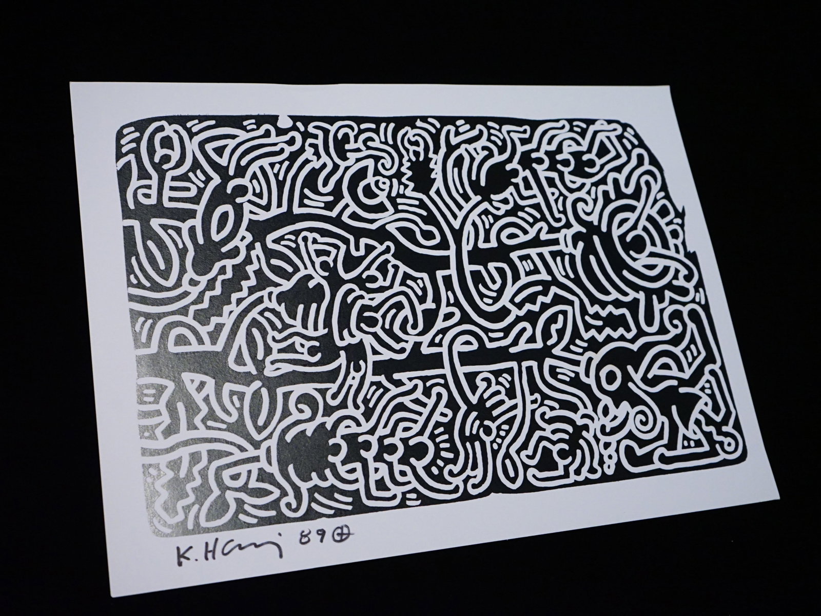 After Keith Haring 'Untitled',Offset Lithograph Print - 2