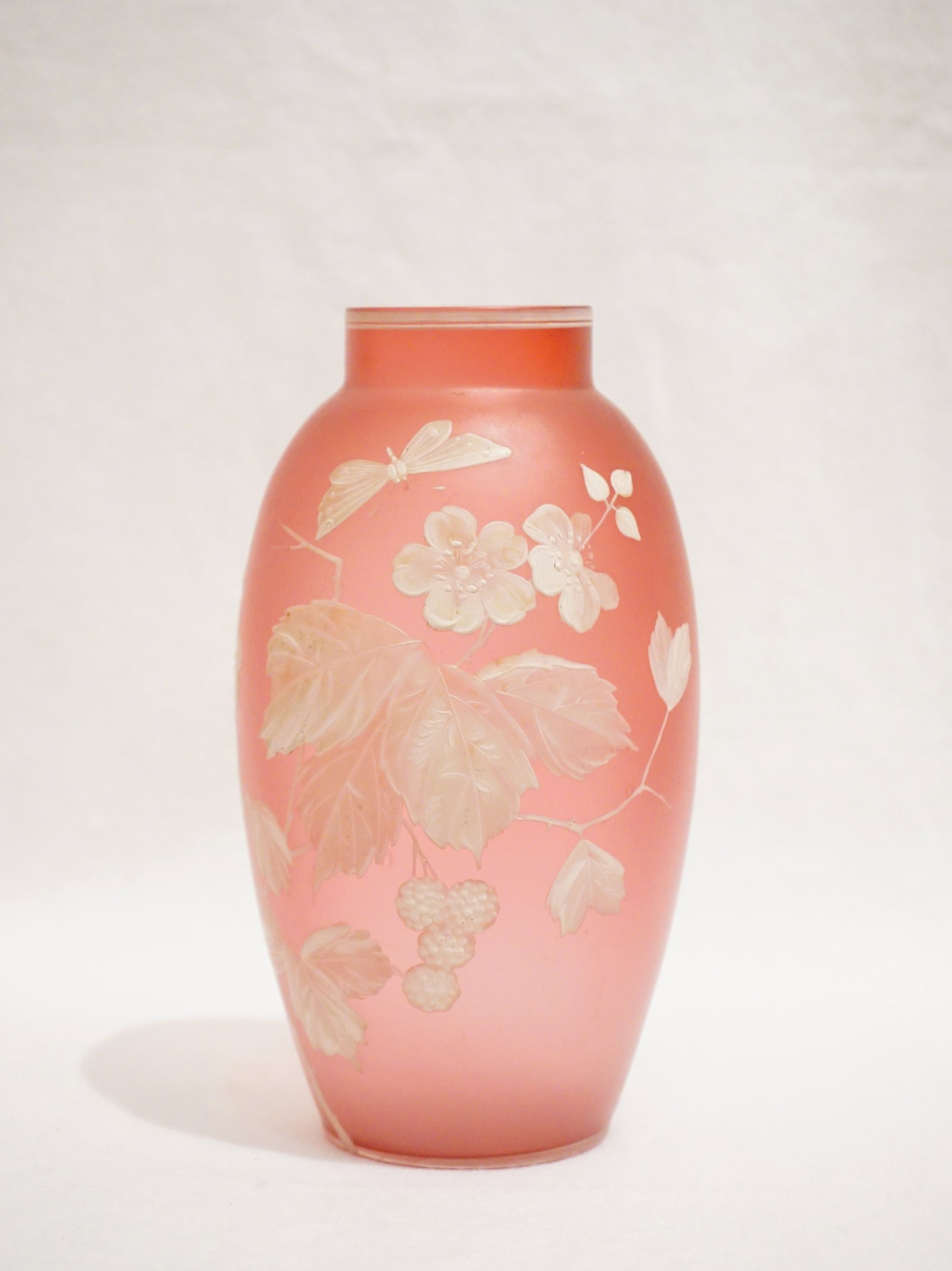 19th-Century English Thomas Webb Cameo Vase (1 of 6)