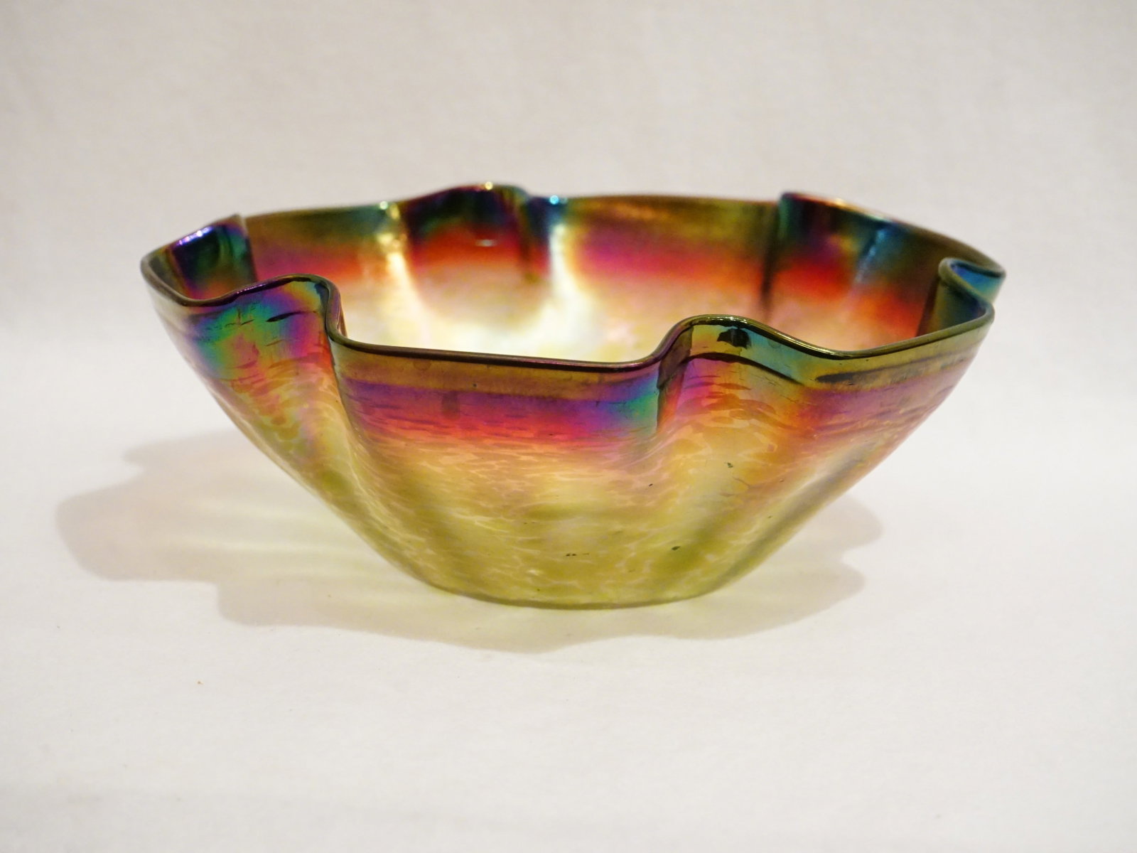 Bohemian Art Glass Iridescent Bowl From the Loetz Factory Circa 1900 (1 of 5)