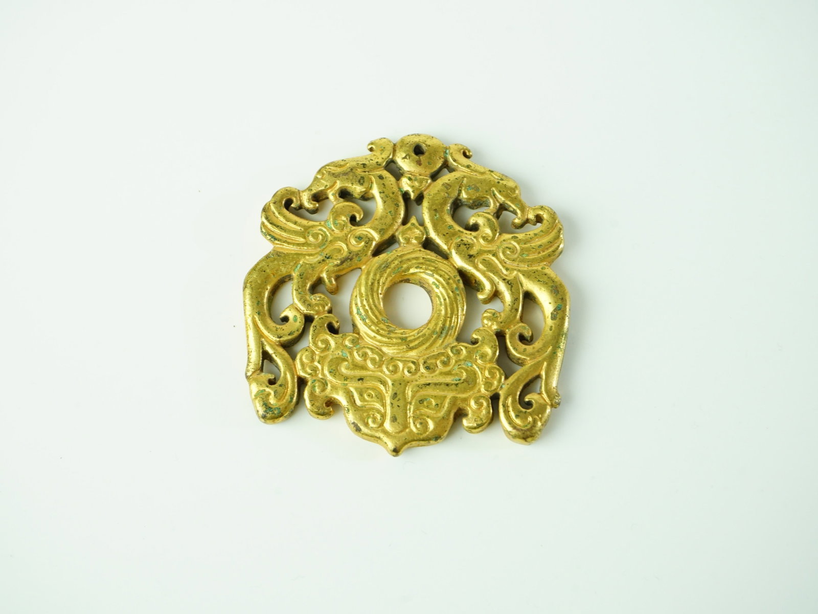 Two Chinese Gilt-Bronze Objects - 3