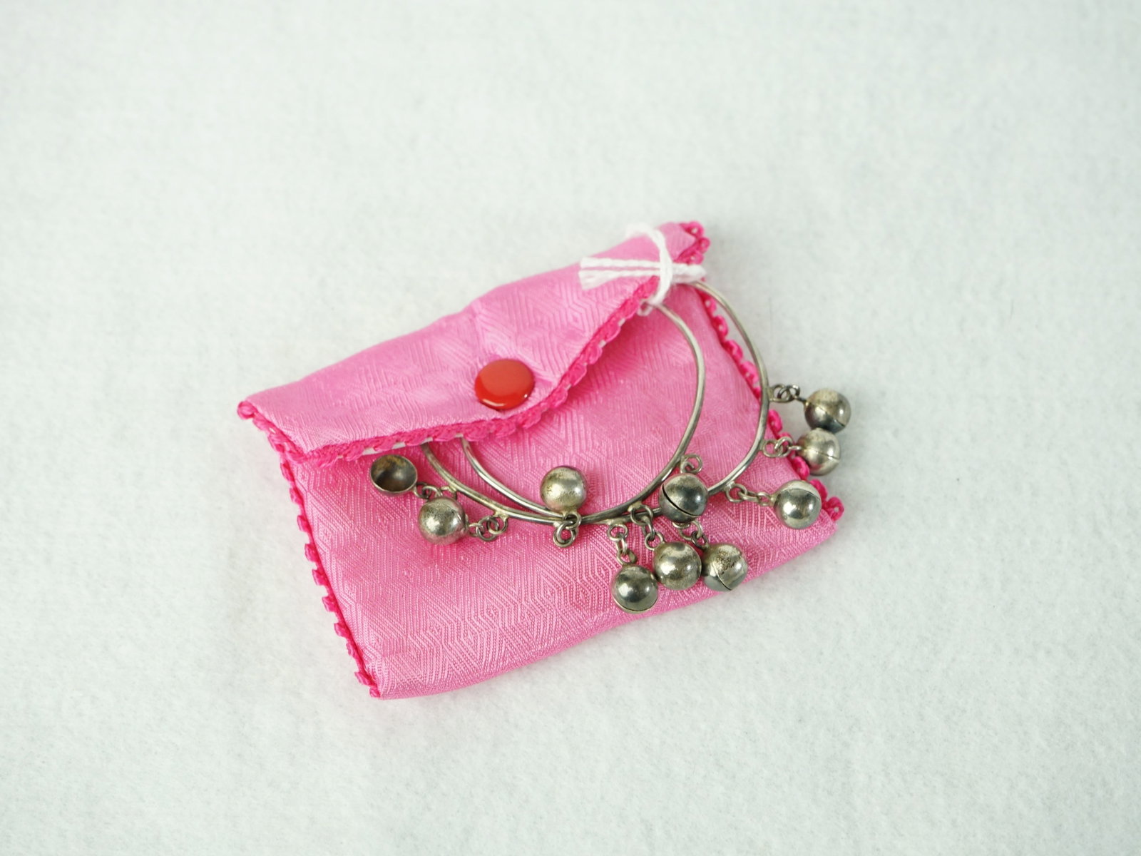 Two Chinese Silver Baby Bracelets