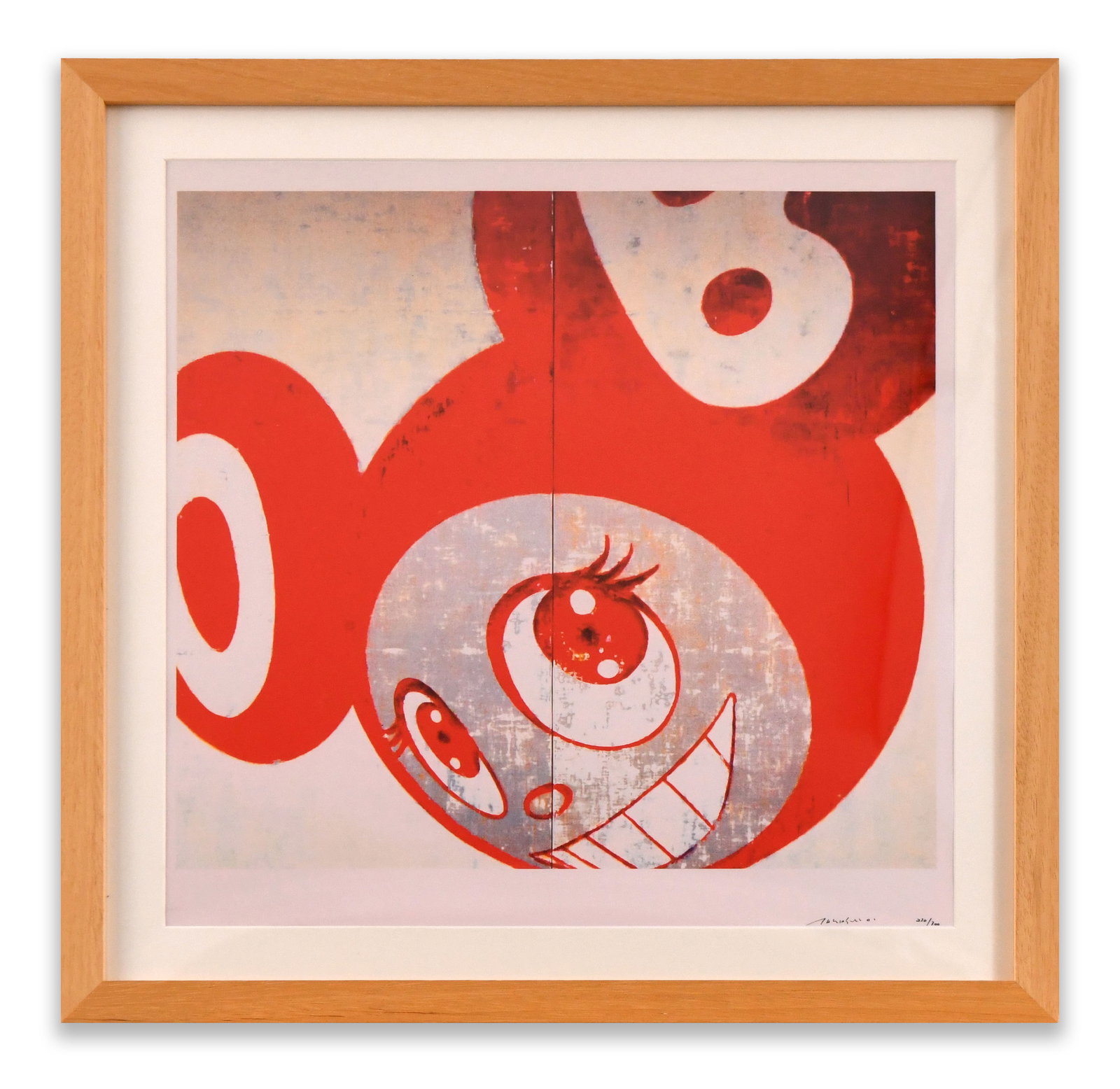 Takashi Murakami (B. 1962), Attributed To, Mr. Dob, Color Print on Paper: TAKASHI MURAKAMI (B. 1962), ATTRIBUTED TO, MR. DOB, COLOR PRINT ON PAPER Provenance and Authenticity: The lower-right margin bears an apparent Takashi Murakami signature together with the edition nota