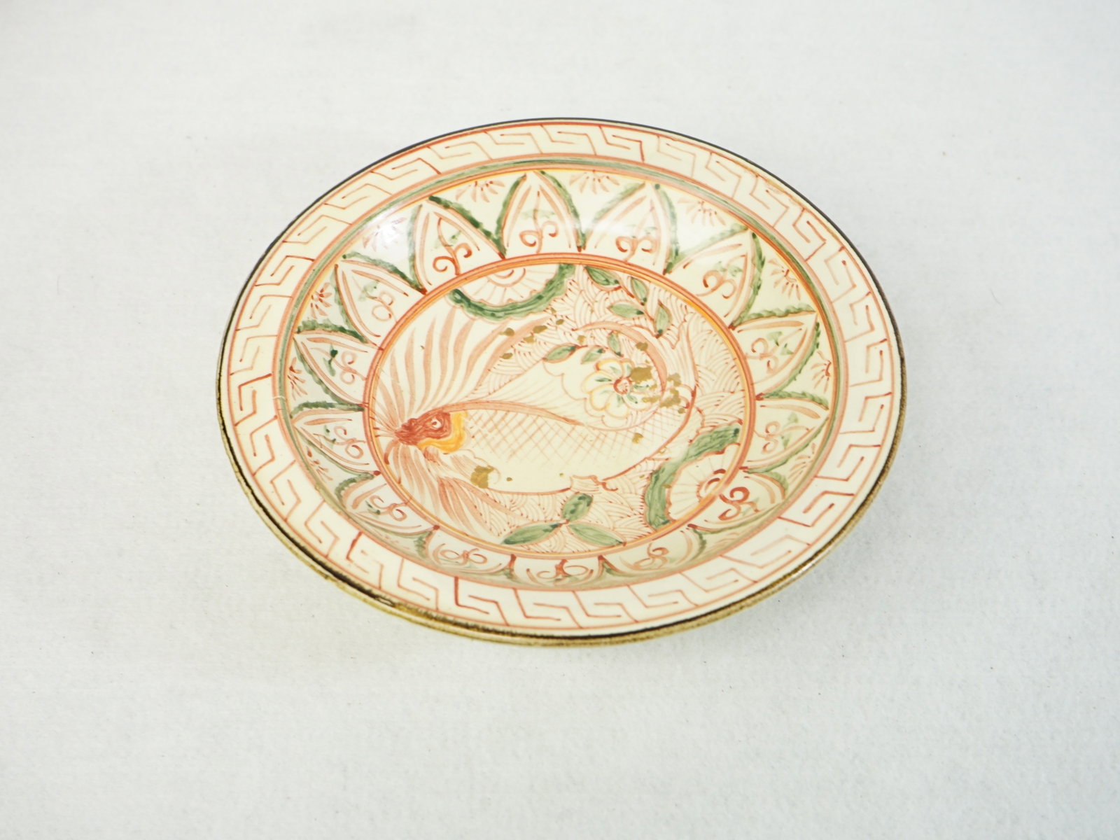 Chinese Red and Green Enameled Porcelain Dish: Approximate size: 7.25x7.25x1.75 in Shipping: We offer in-house shipping services for most small items. This means that we will take care of packing and shipping the items directly to you. For larger 