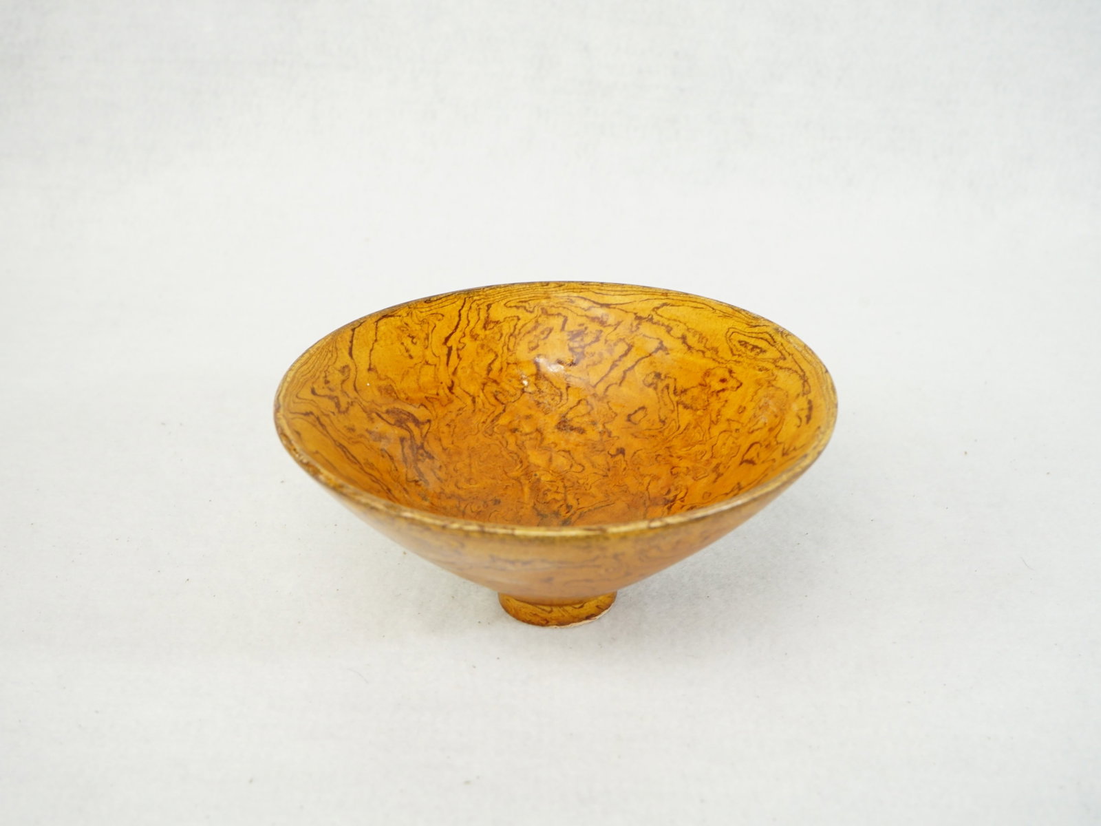 A Chinese Marble-Glazed Dish