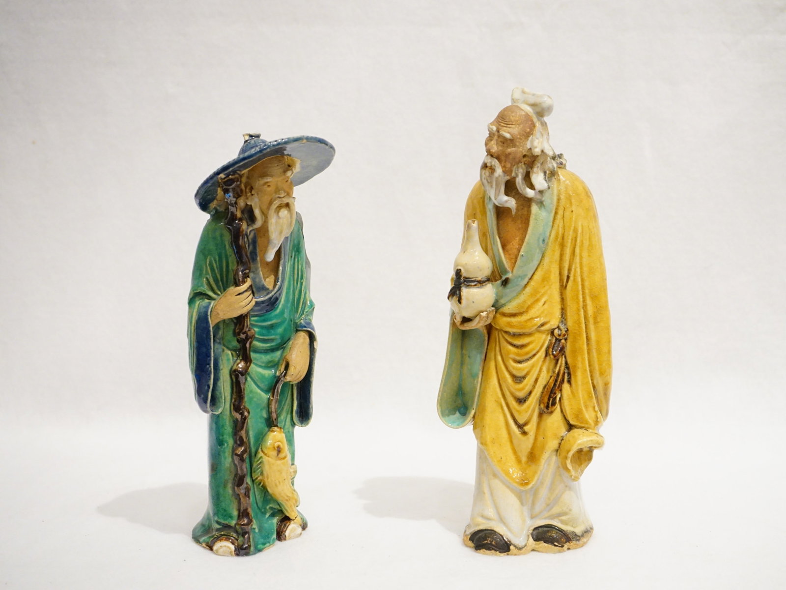 Chinese Shiwan Ceramic Mudmen Figurines (1 of 5)