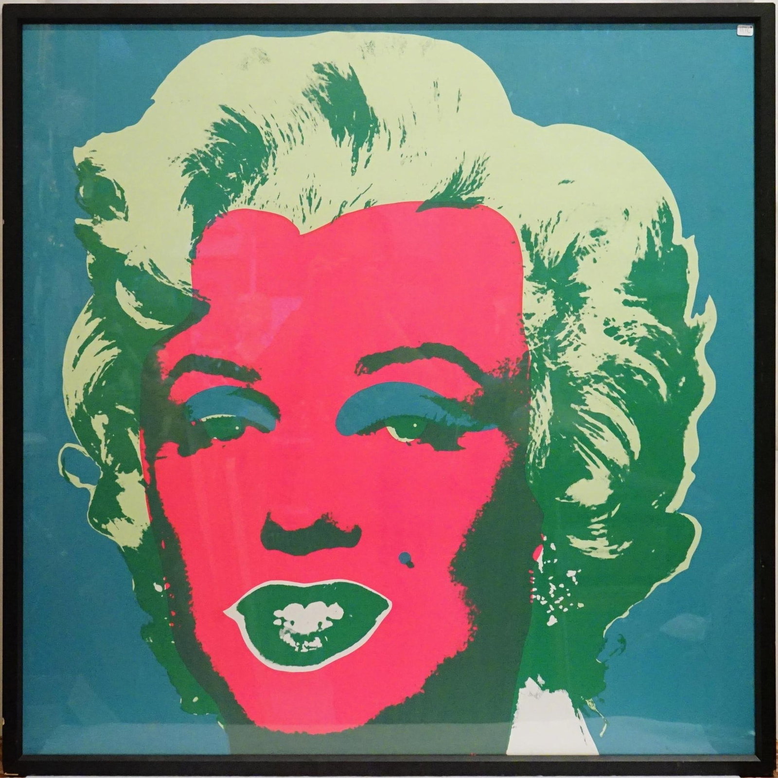 Andy Warhol "Marilyn Monroe " ,Signed in Pencil Verso, Dated and Stamp: Approximate size: frame 37.5x37.5 in Shipping: We offer in-house shipping services for most small items. This means that we will take care of packing and shipping the items directly to you. For larger