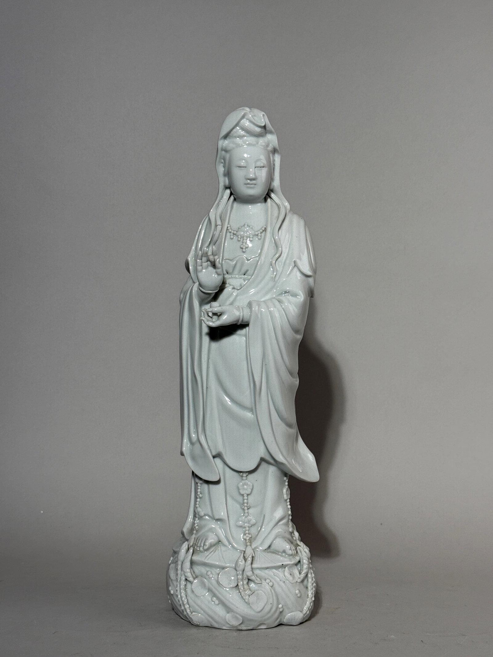 A Chinese Blanc-De-Chine Figure of Guanyin (1 of 10)
