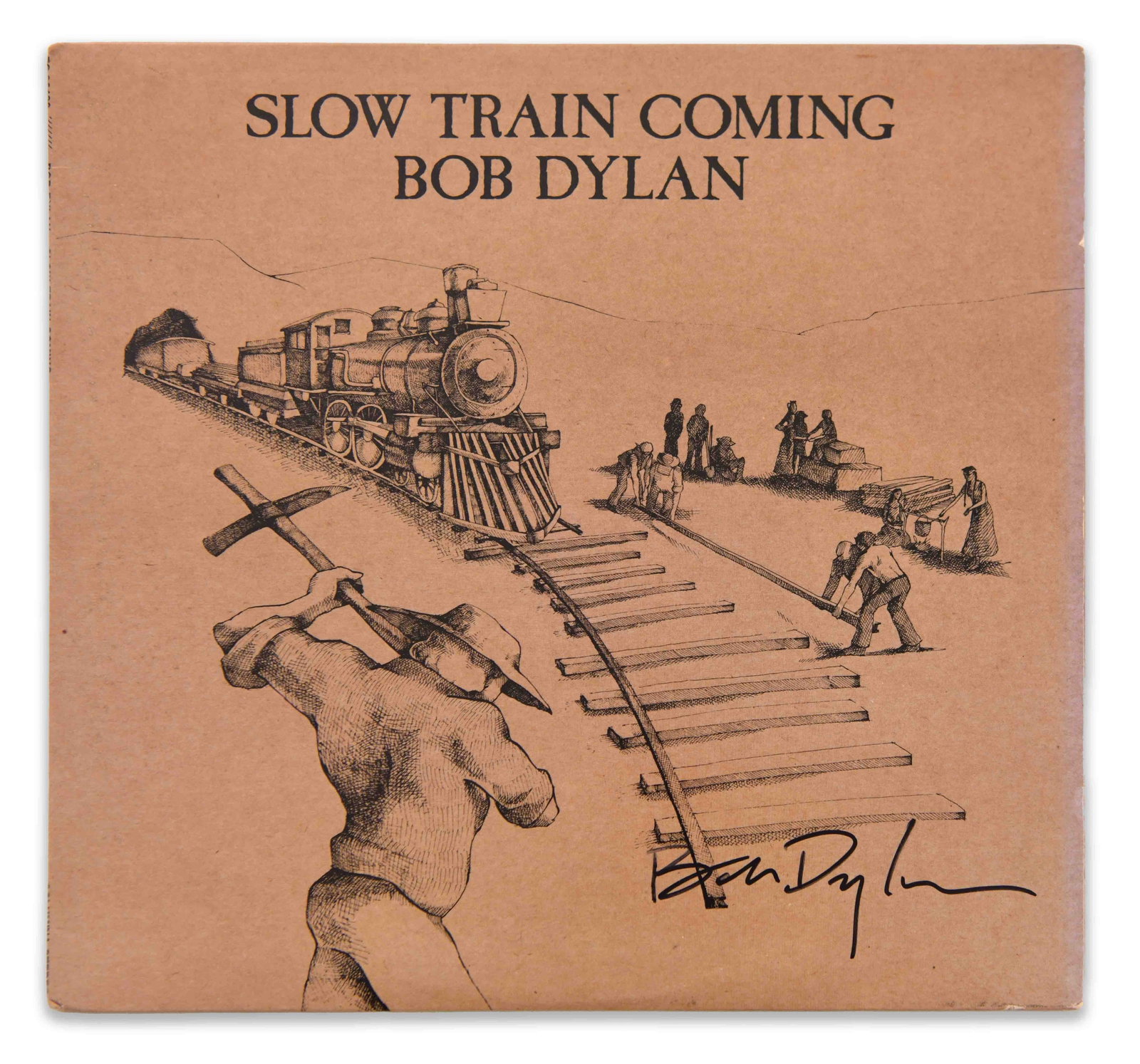 Bob Dylan Slow Train Coming Album Cover (1 of 5)