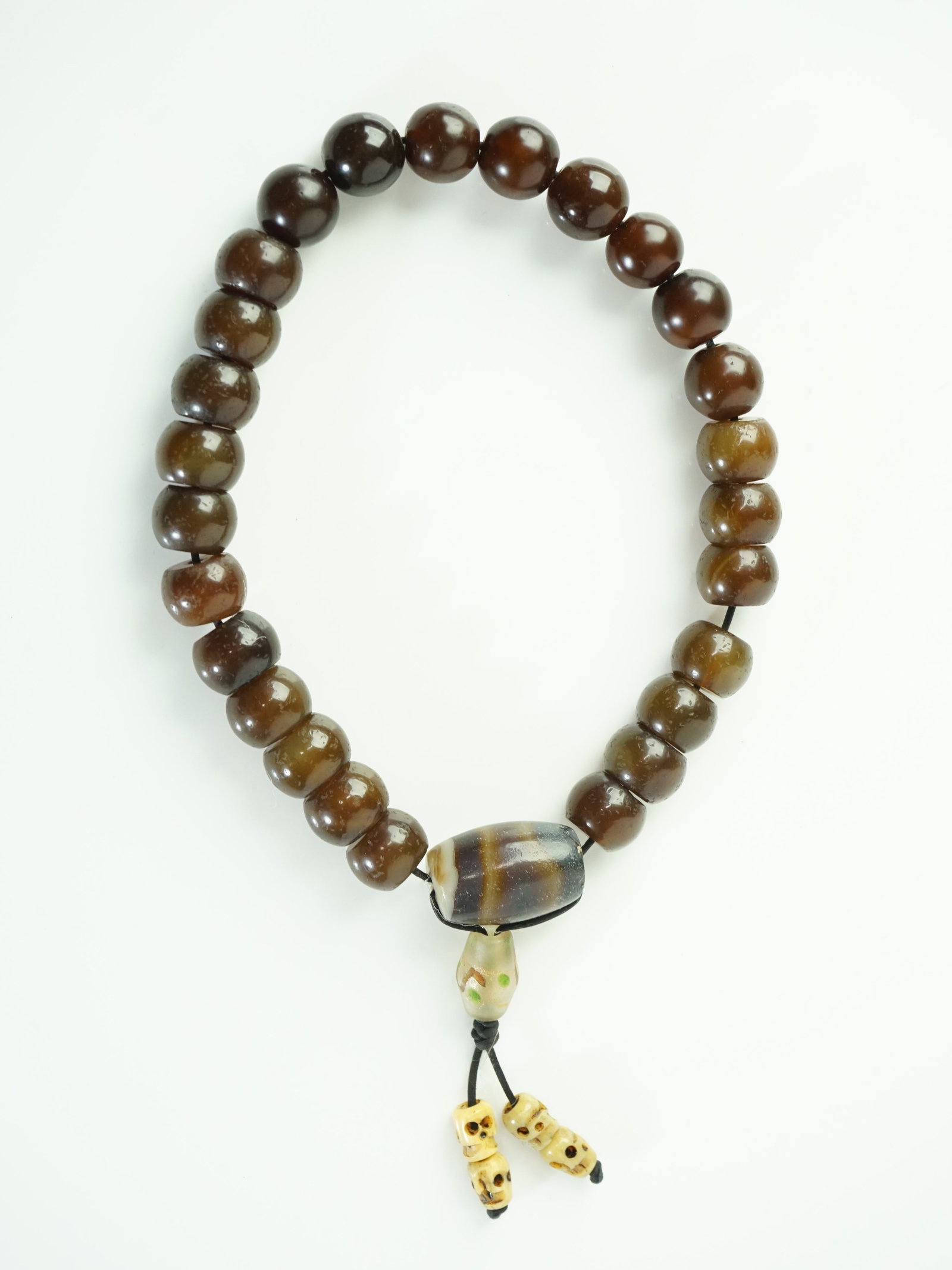 Tibetan Dzi Bead Bracelet (1 of 5)