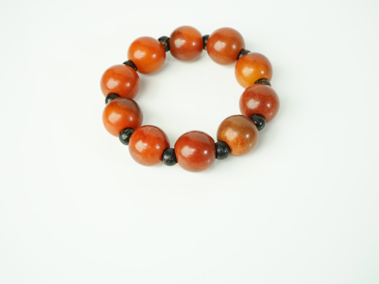 Chinese Agate Bead Bracelet - 3