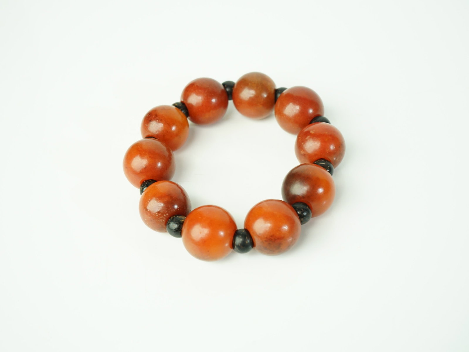 Chinese Agate Bead Bracelet - 4