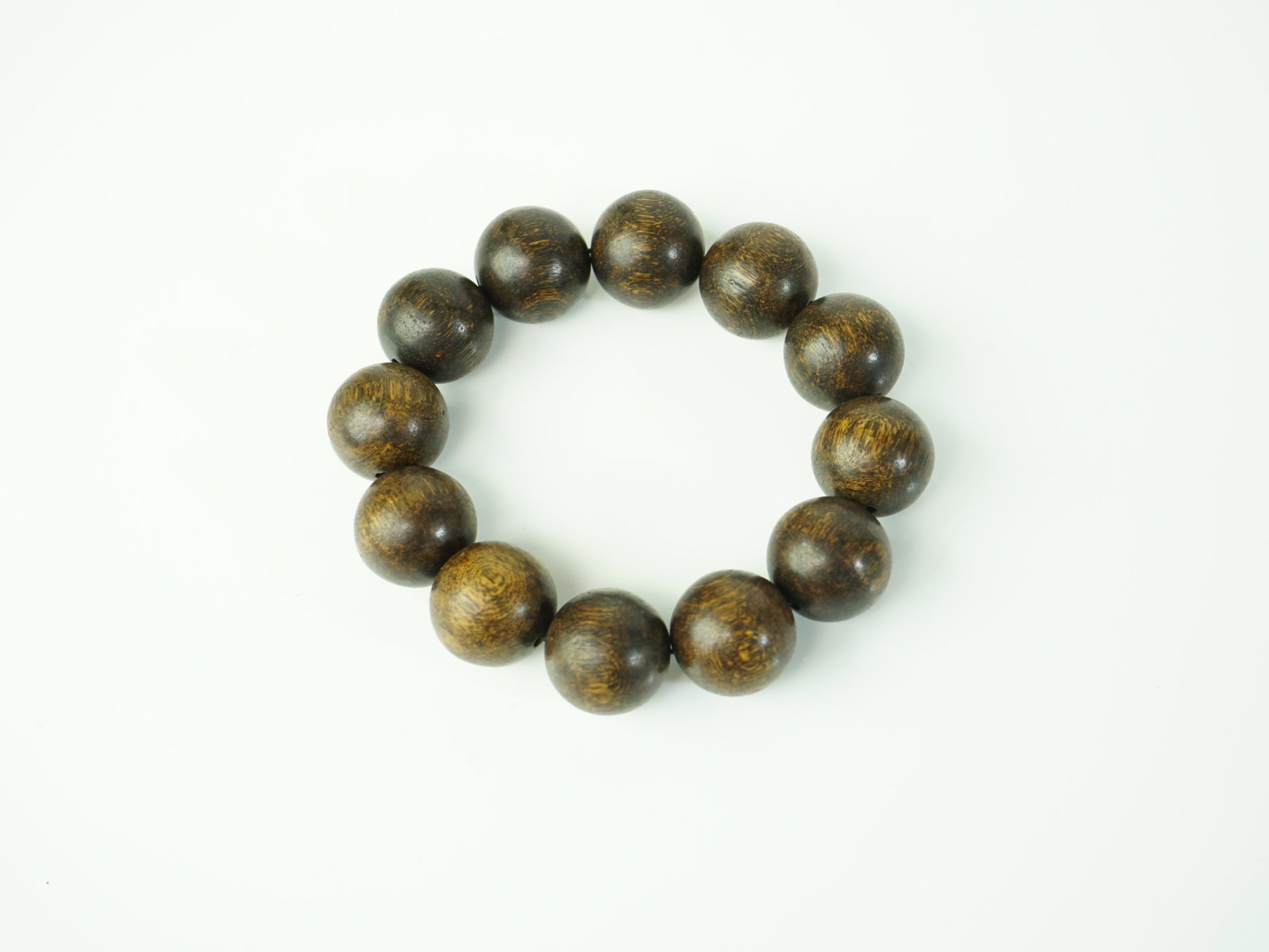 Chinese Agarwood Bead Bracelet (1 of 3)