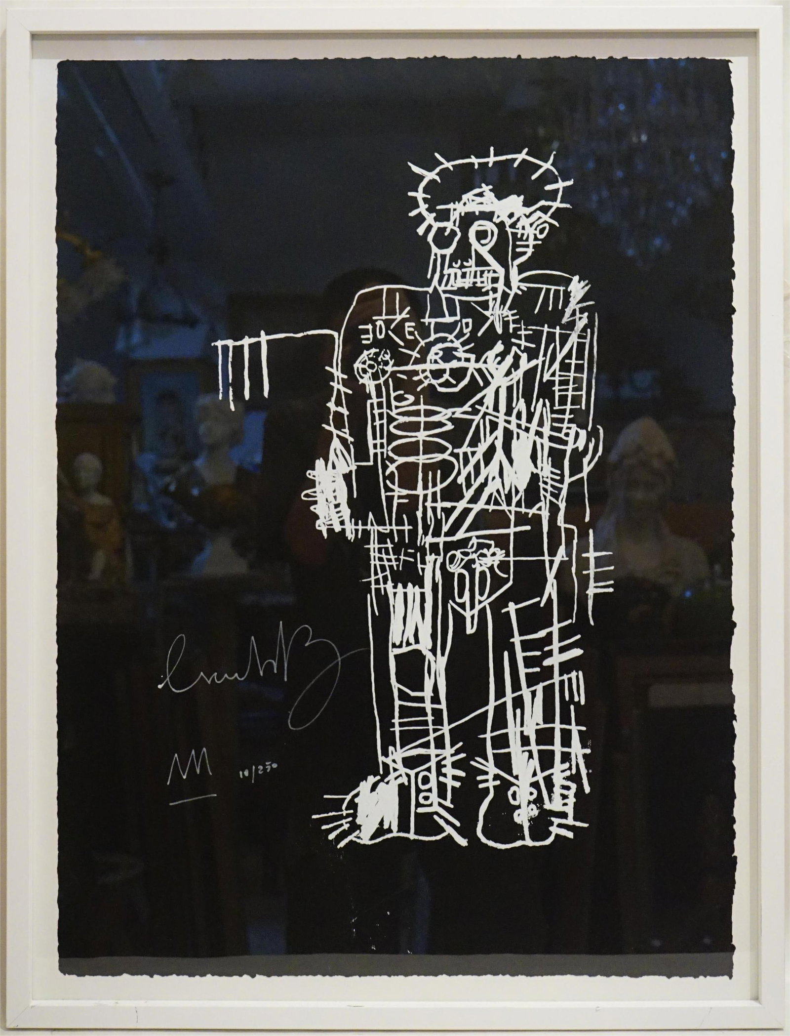 Jean-Michel Basquiat (1960-1988)"Standing Figure" 1982 (10/250): Approximate size: frame25.5x33.5 in Shipping: We offer in-house shipping services for most small items. This means that we will take care of packing and shipping the items directly to you. For larger 