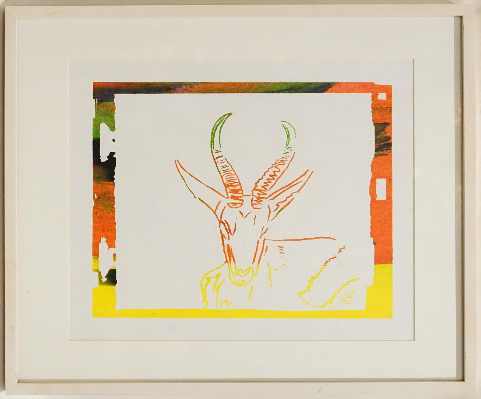 Andy Warhol,Vanishing Animals (Collages): Approximate size:frame18x22 in /image 13x16 in Shipping: We offer in-house shipping services for most small items. This means that we will take care of packing and shipping the items directly to you. 