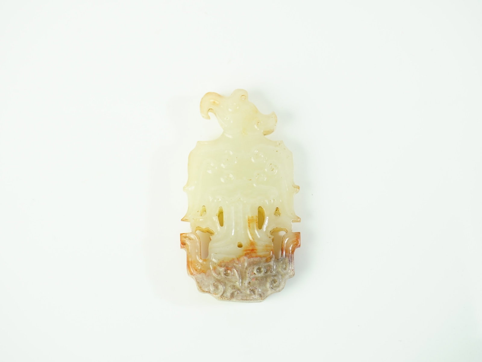 Chinese Carved Jade Bird-Form Pendant: Approximate size: 3x1.5x3/8 in Shipping: We offer in-house shipping services for most small items. This means that we will take care of packing and shipping the items directly to you. For larger or