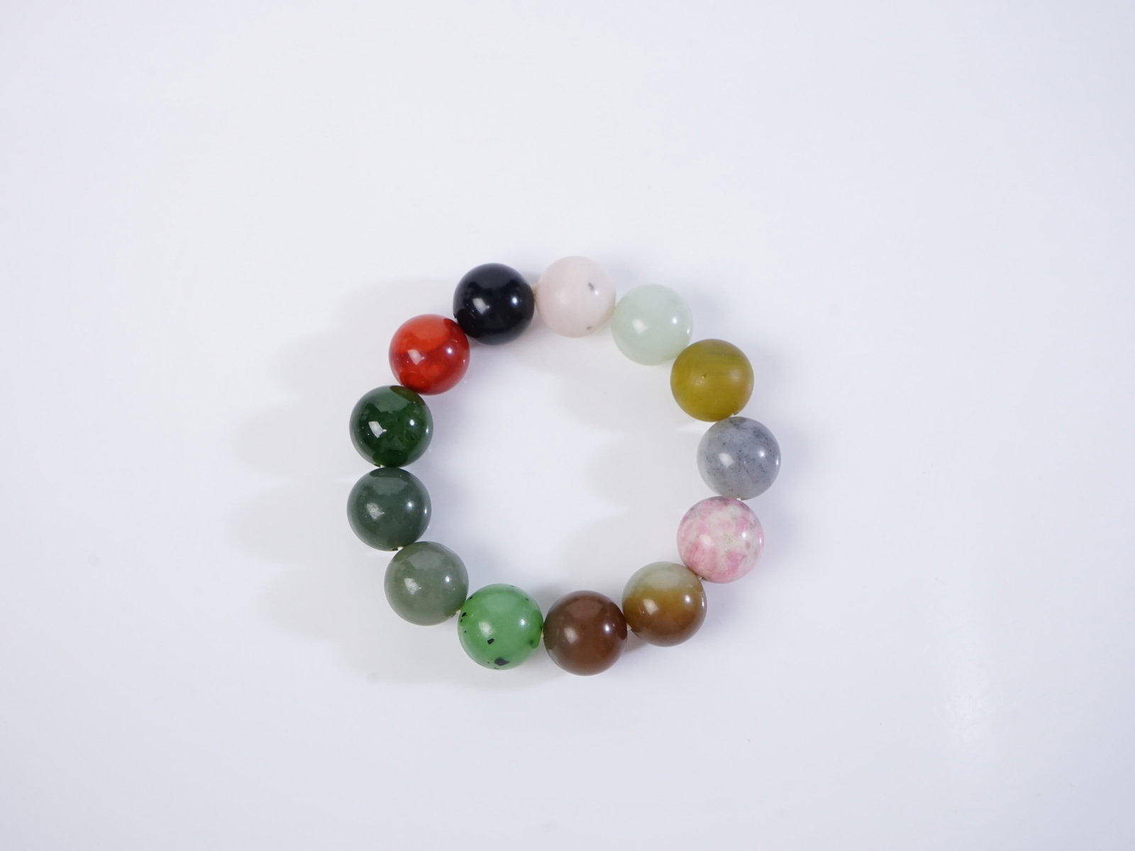 A Mixed Agate Bead Bracelet - 2