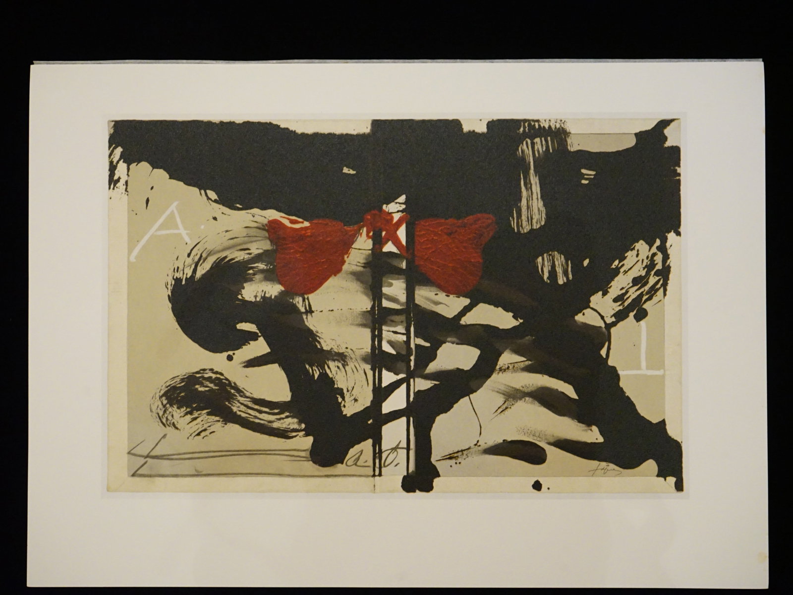 Antoni Tapies(1923-2012),Offset Lithographs in Colors on Wove Paper: Approximate size: 20x14 in Shipping: We offer in-house shipping services for most small items. This means that we will take care of packing and shipping the items directly to you. For larger or specia