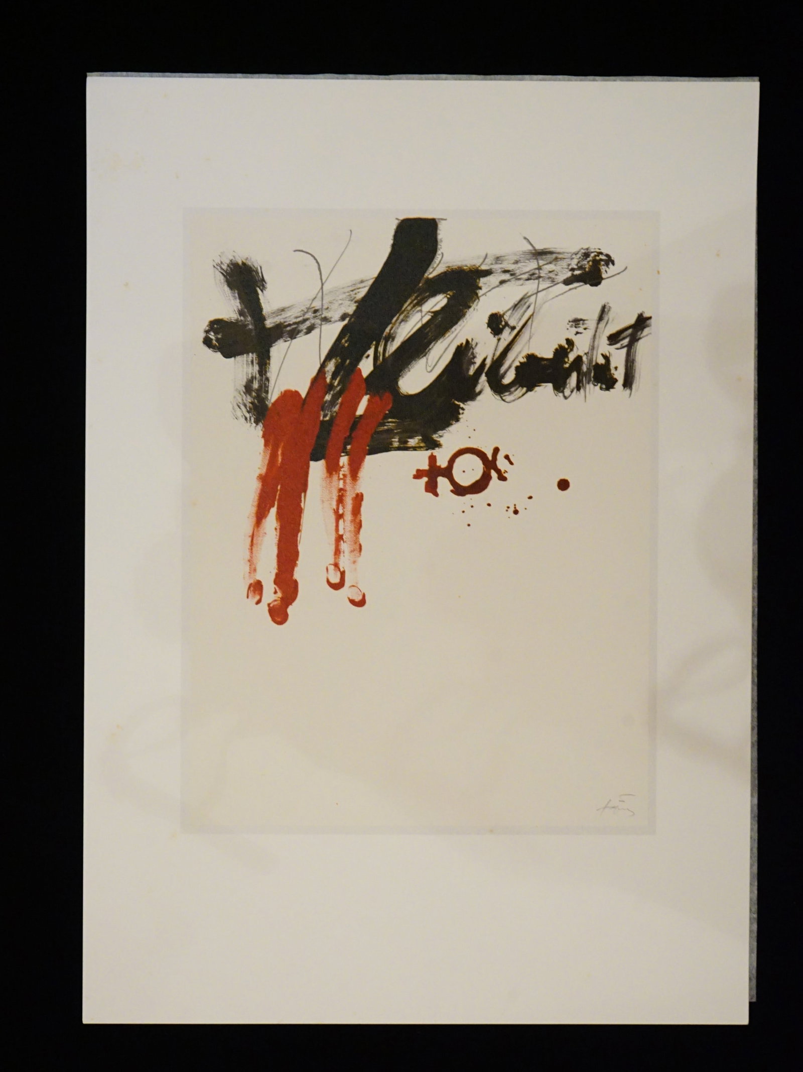 Antoni Tapies(1923-2012),Offset Lithographs in Colors on Wove Paper: Approximate size: 20x14 in Shipping: We offer in-house shipping services for most small items. This means that we will take care of packing and shipping the items directly to you. For larger or specia