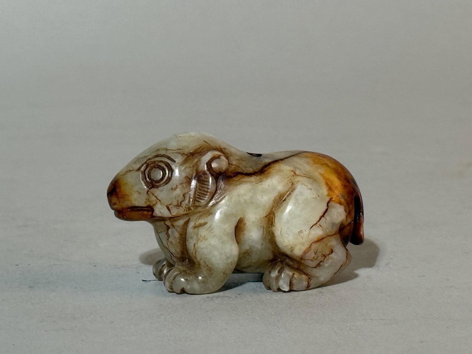 A Chinese Carved Jade Beast (1 of 6)