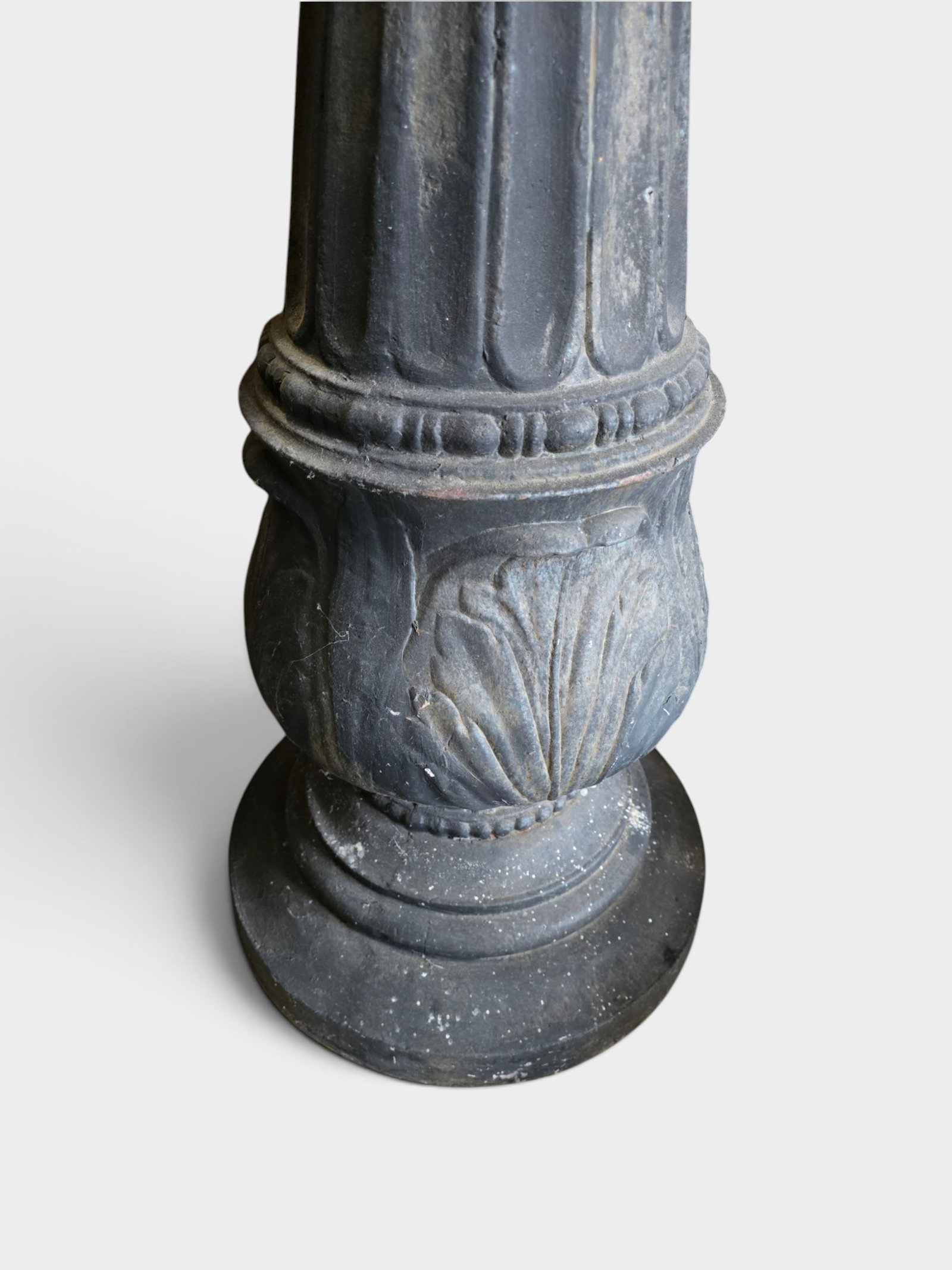 Pair of Neoclassical Cast Iron Pedestals - 2