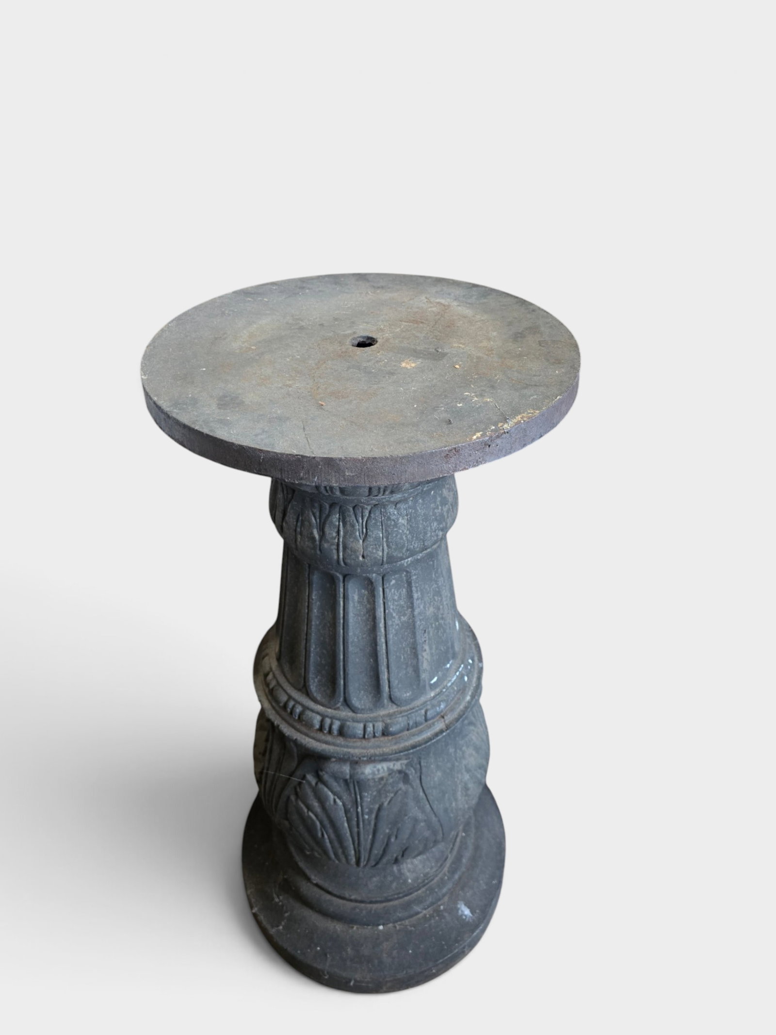 Pair of Neoclassical Cast Iron Pedestals - 5