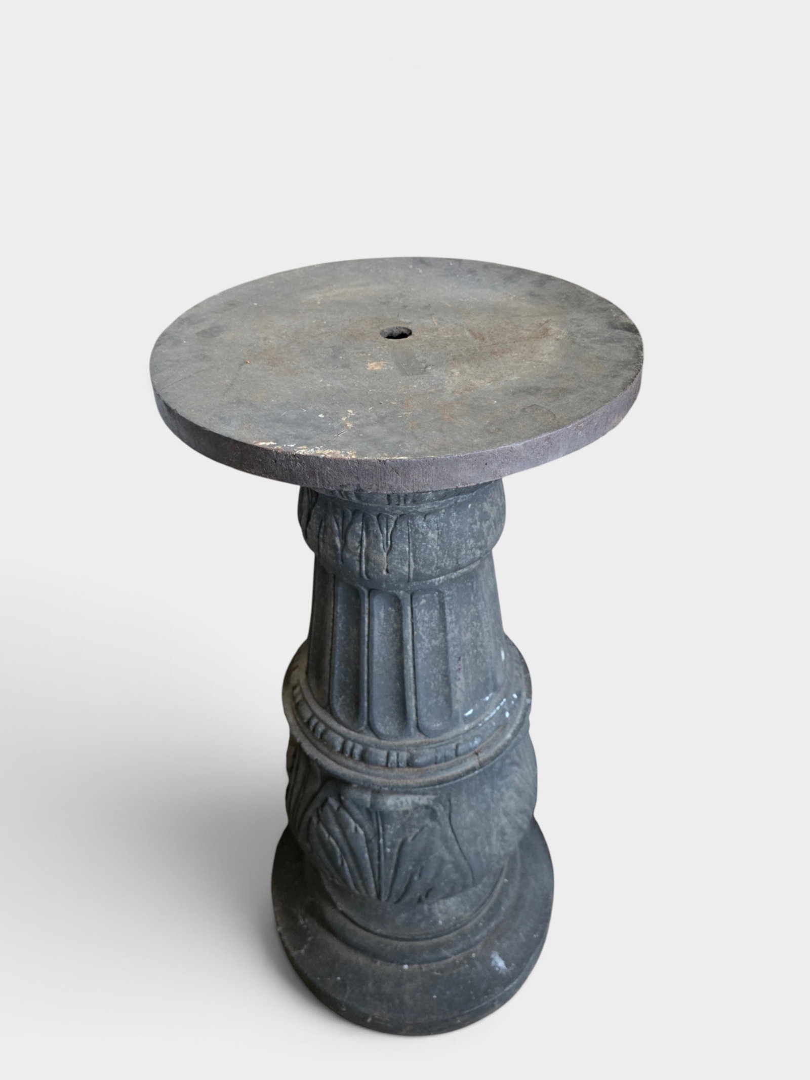Pair of Neoclassical Cast Iron Pedestals - 8