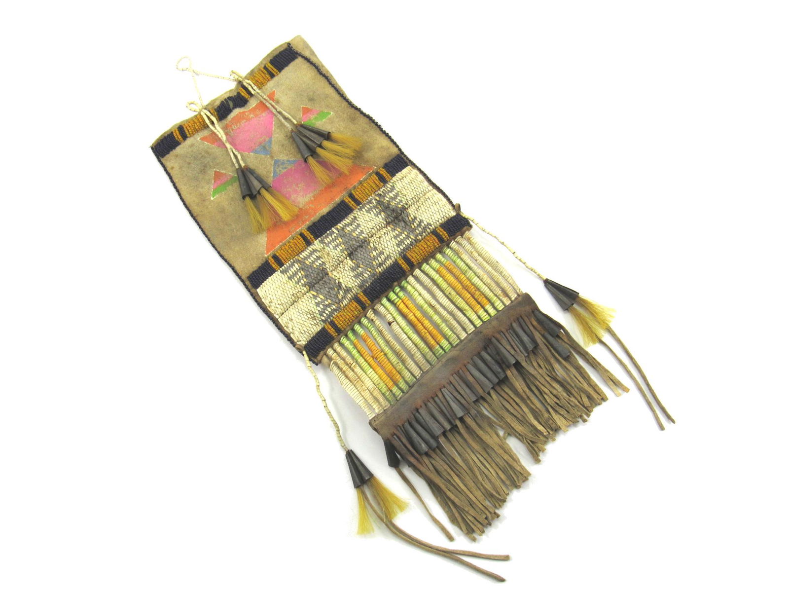 Vintage Plains Beaded Indian Tobacco Bag (1 of 8)