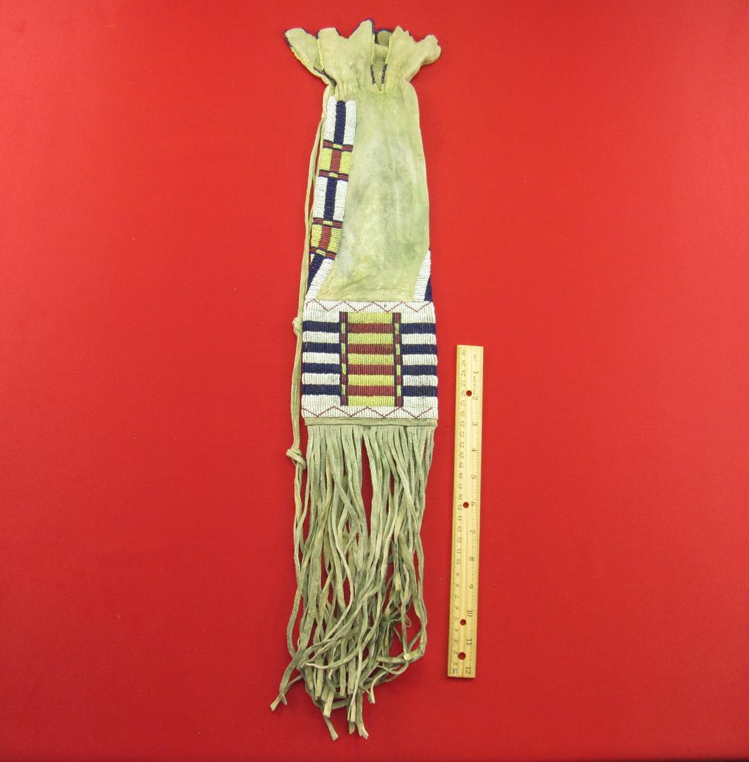 Beautiful Vintage Native American Sioux Indian Beaded Pipe Bag (1 of 8)