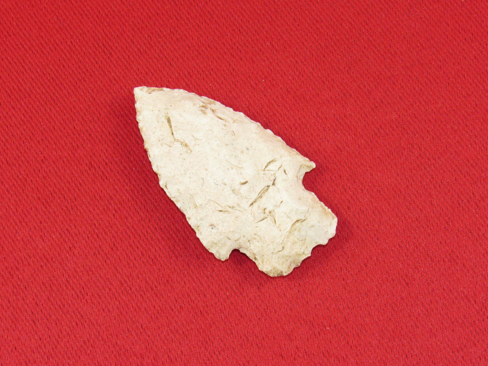 Nice Prehistoric Stone Square Stem Indian Arrowhead From Clinton Co., Illinois - IAGA COA (1 of 5)