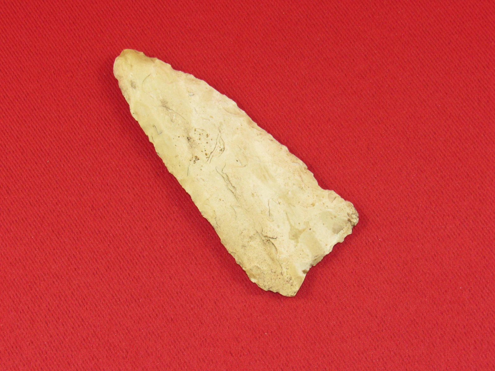 Prehistoric Indian Flint Blade From Fulton Co., Illinois - IAGA COA (1 of 5)