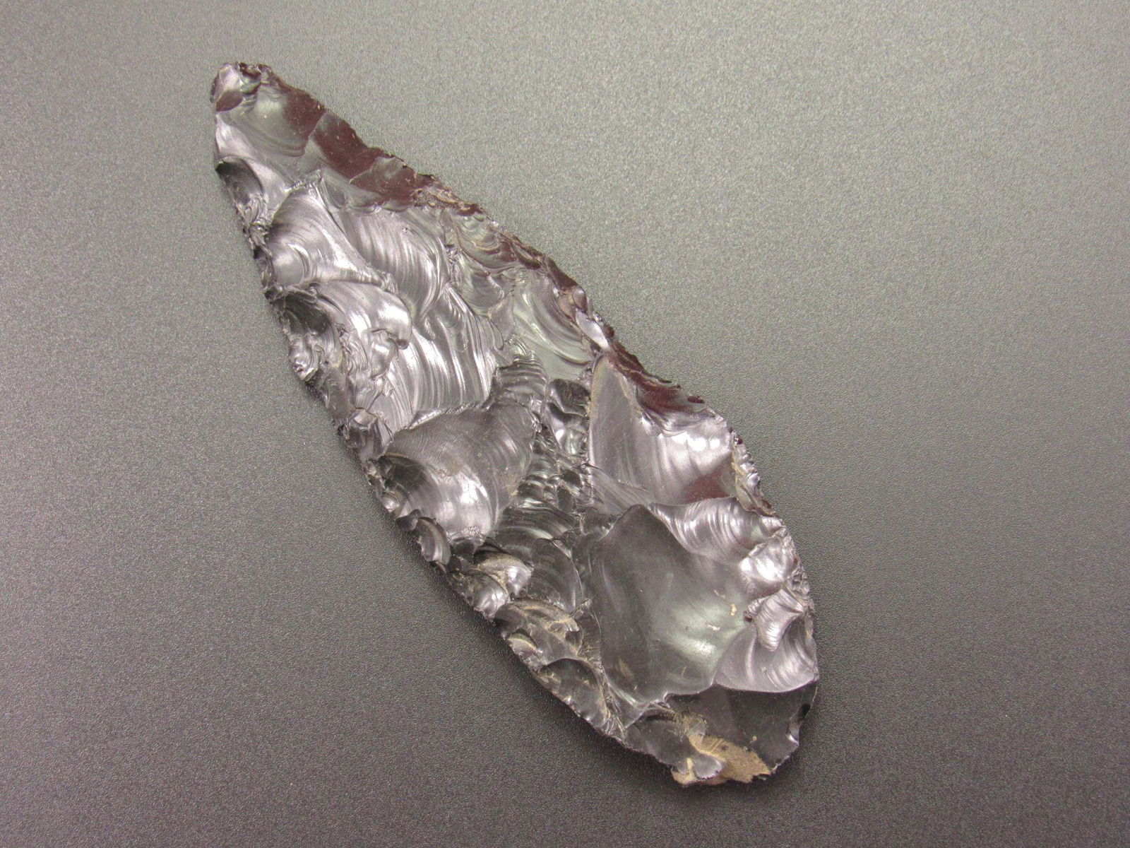 Large Prehistoric Native American Indian Obsidian Blade From New Mexico - IAGA COA (1 of 5)