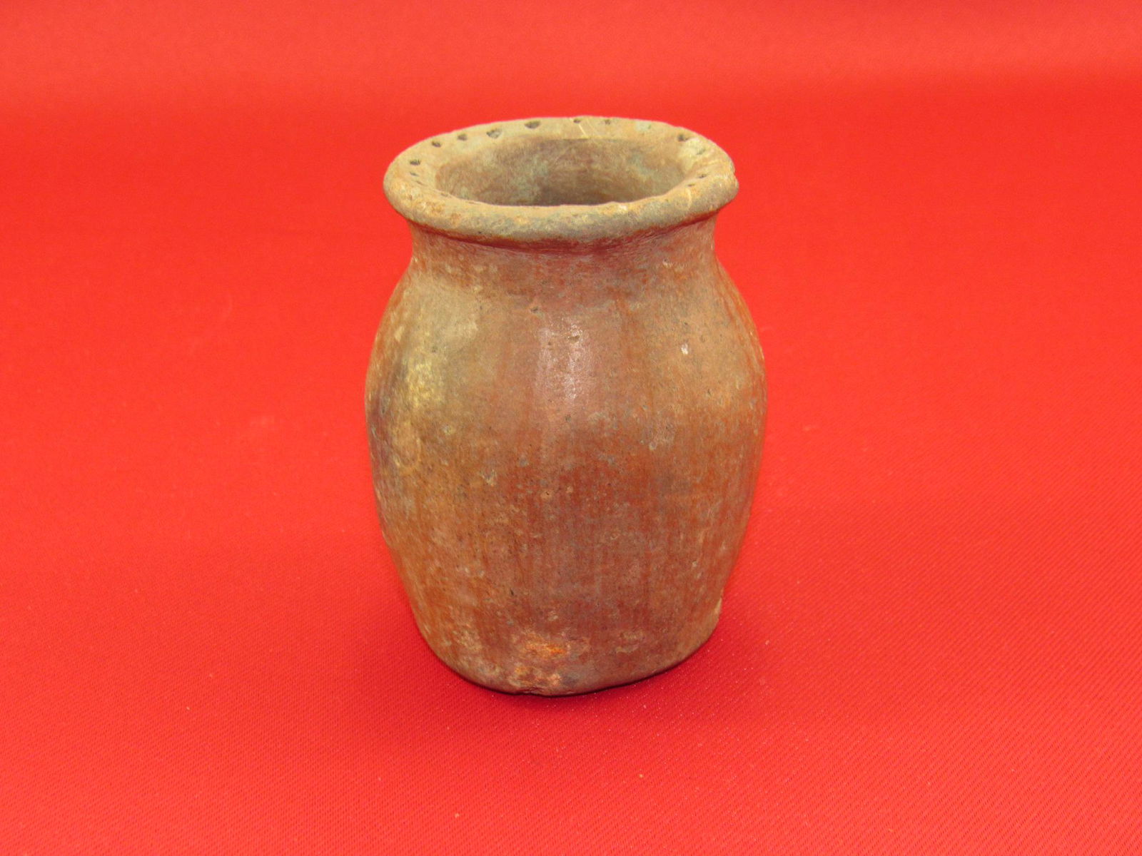 Small Pottery Jar or Bottle (1 of 8)