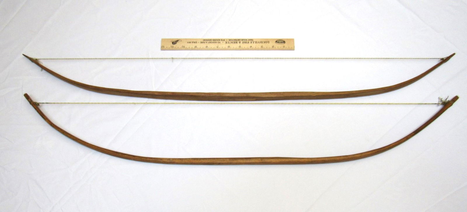 Two Native American Indian Wooden Bows (1 of 4)