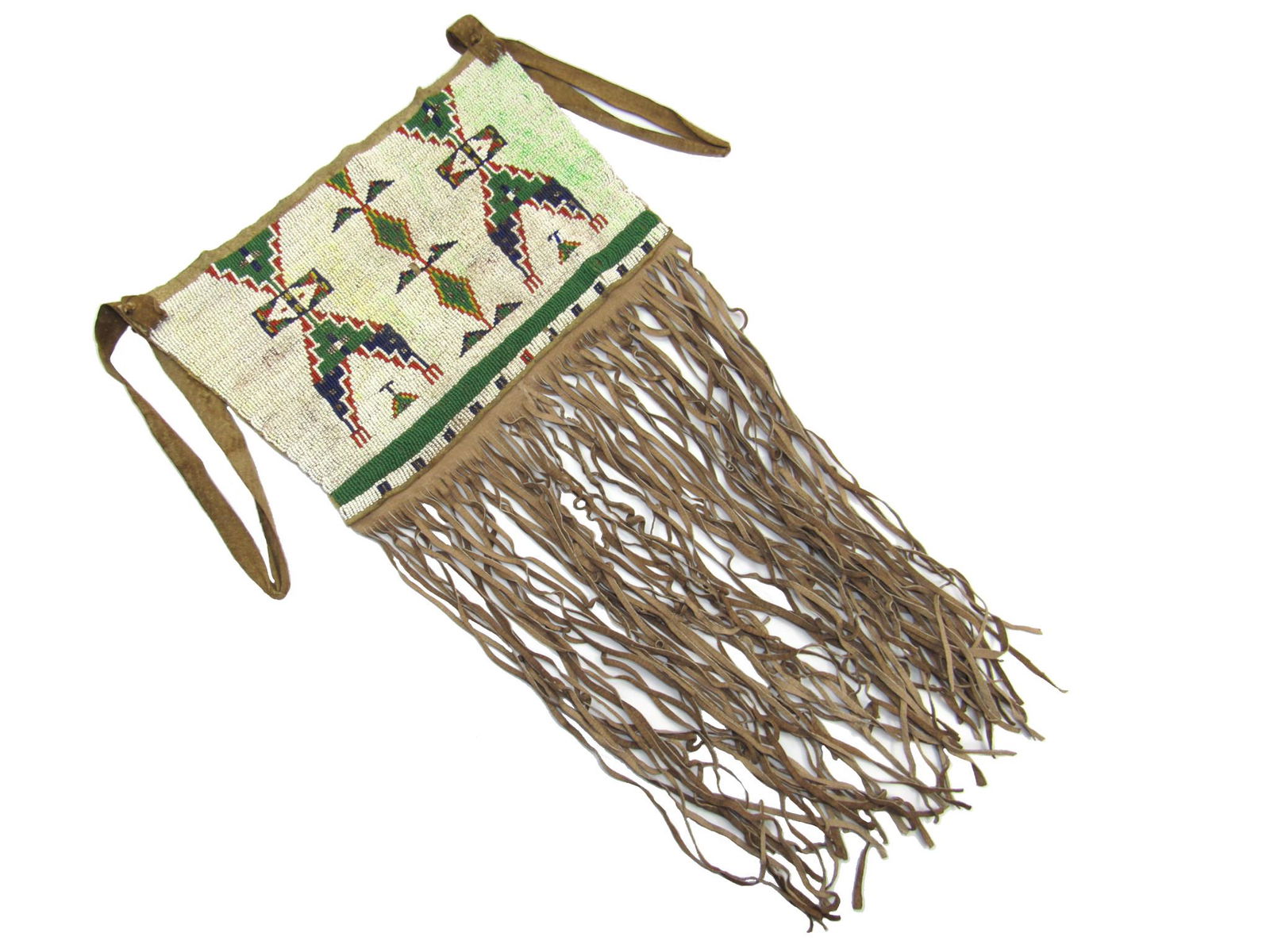 Wonderful Vintage Native American Plains Indian Beaded Bag (1 of 7)