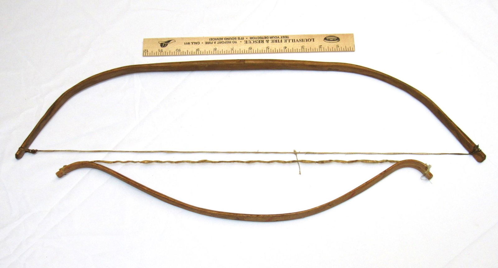 Two Native American Indian Wooden Bows (1 of 5)
