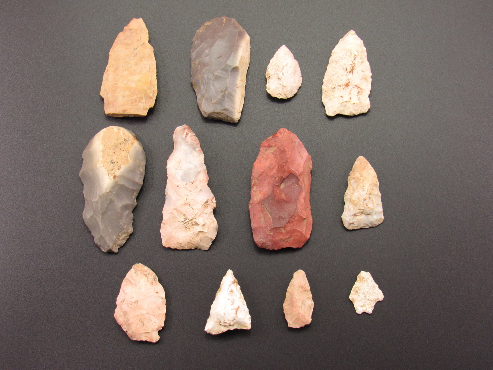 Prehistoric Arrowheads and Flint Tools from Indiana (1 of 3)